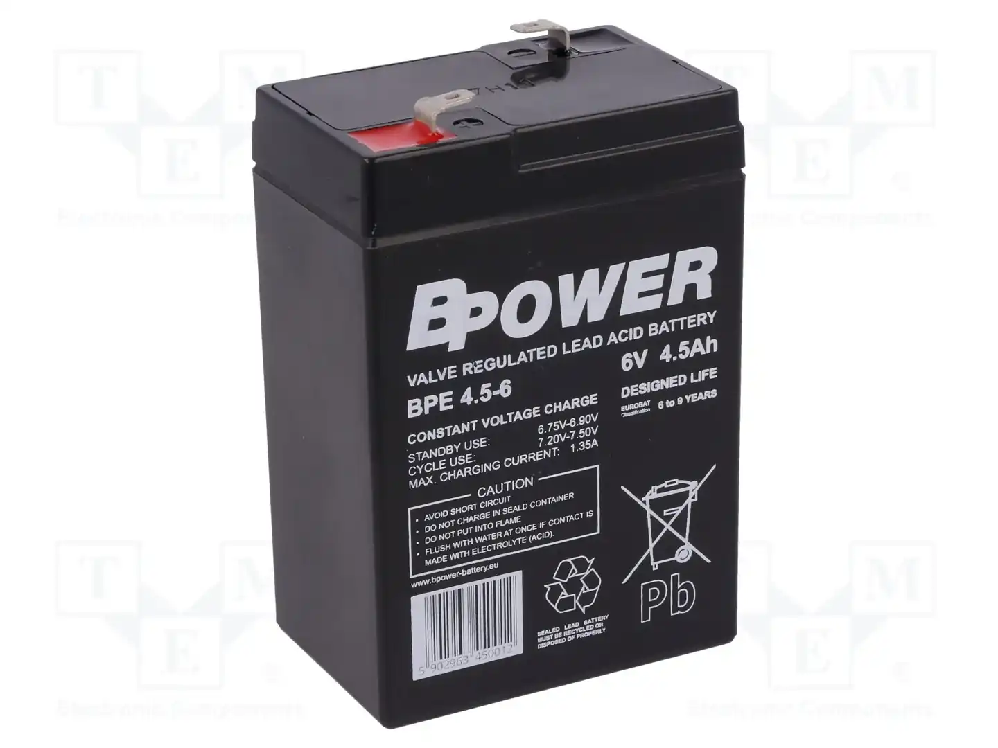 BPOWER BPE 4,5-6 — Аккумуляторы кислотные