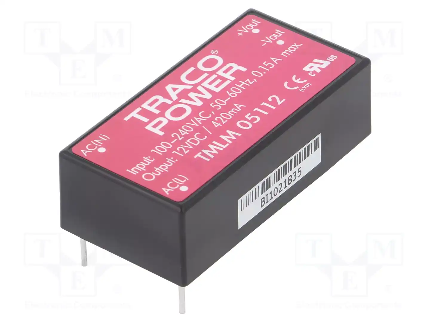 TRACO POWER TMLM 05112 — Преобразователи AC/DC для PCB