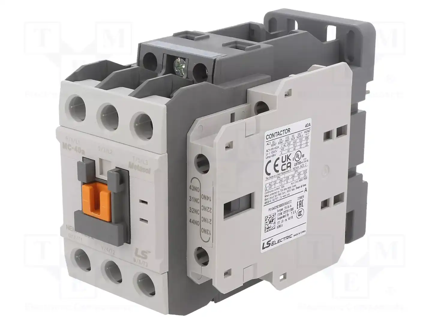 LS ELECTRIC MC-40A 48VDC 1A1B — Контакторы - главные модули