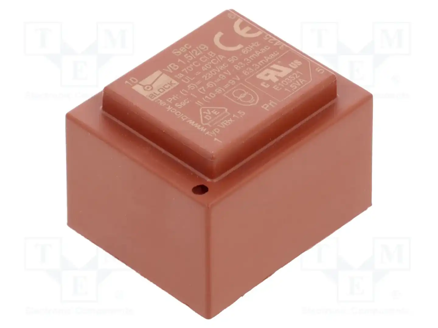 BLOCK VB 1,5/2/9 — Трансформаторы PCB