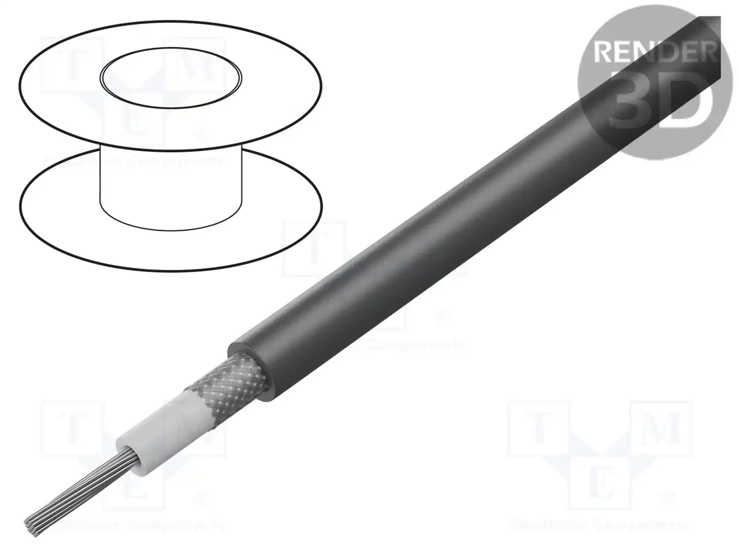 ALPHA WIRE 3200 SL001 — Провода многожильные экранированные