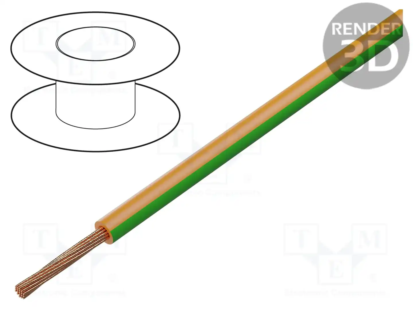 BQ CABLE LGY2.5-OR/GR — Провода одножильные - тросик