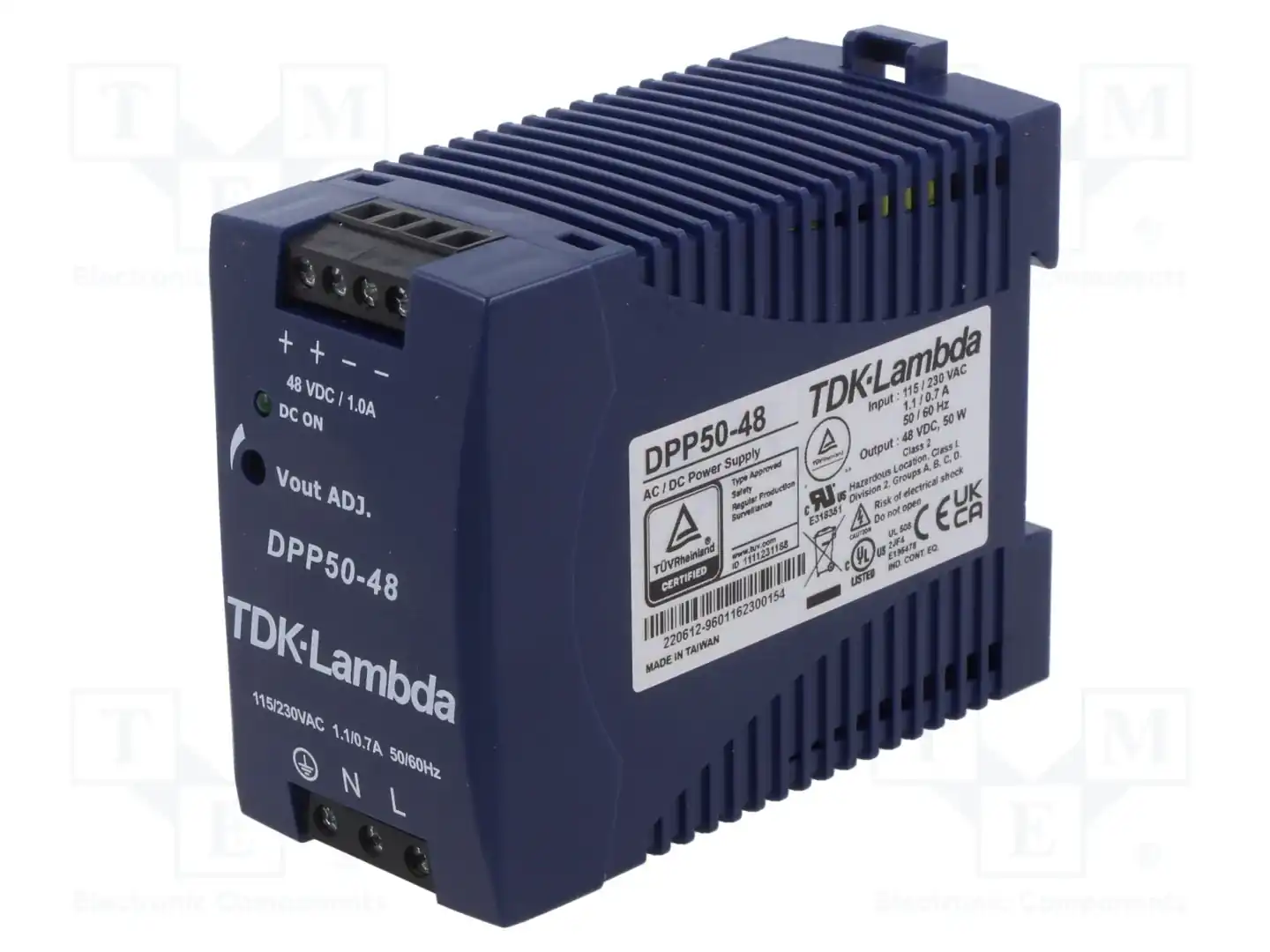 TDK-LAMBDA DPP50-48 — Блоки питания на DIN-рейку