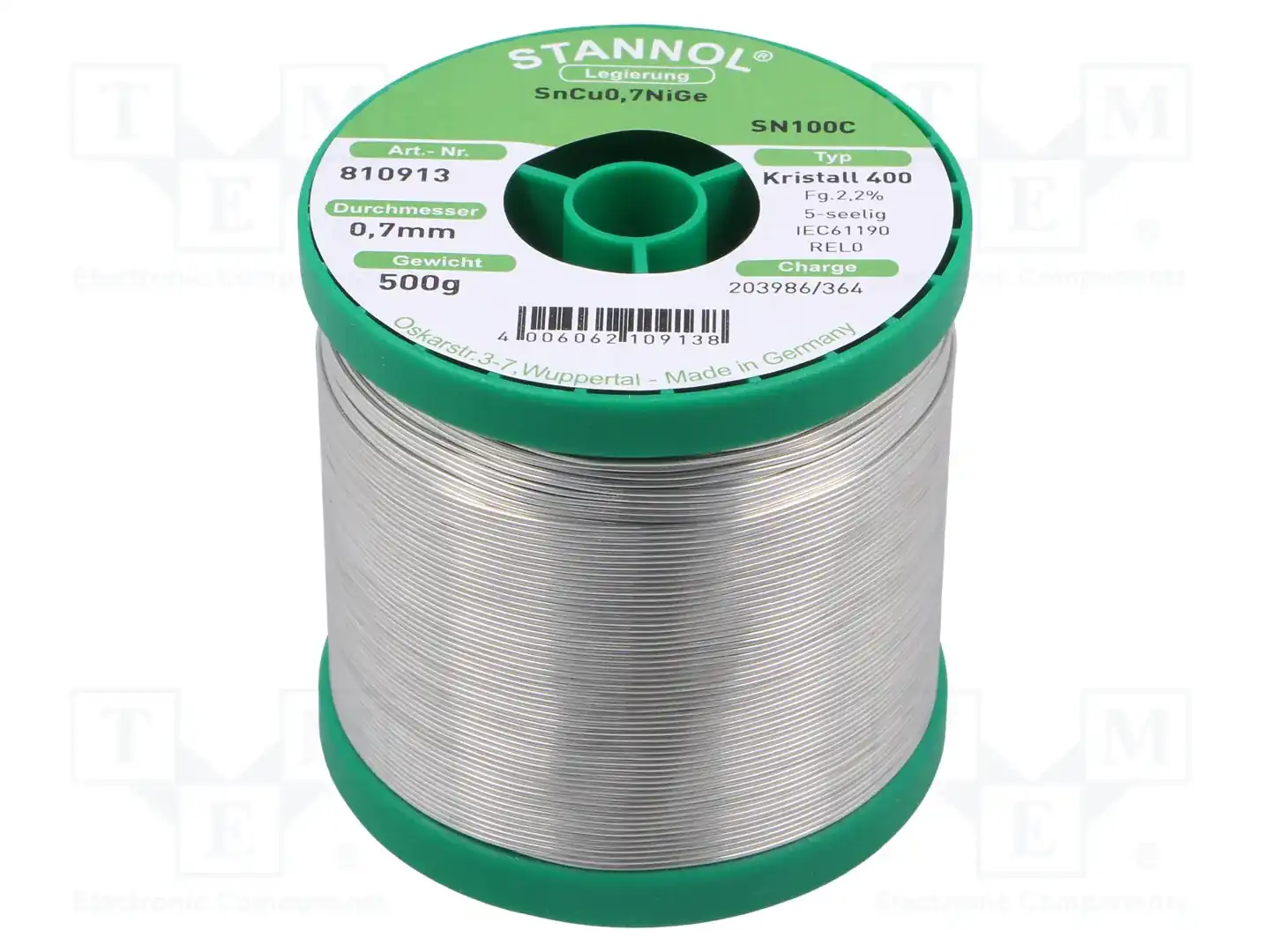 STANNOL 810913 — Паяльные провода бессвинцовые
