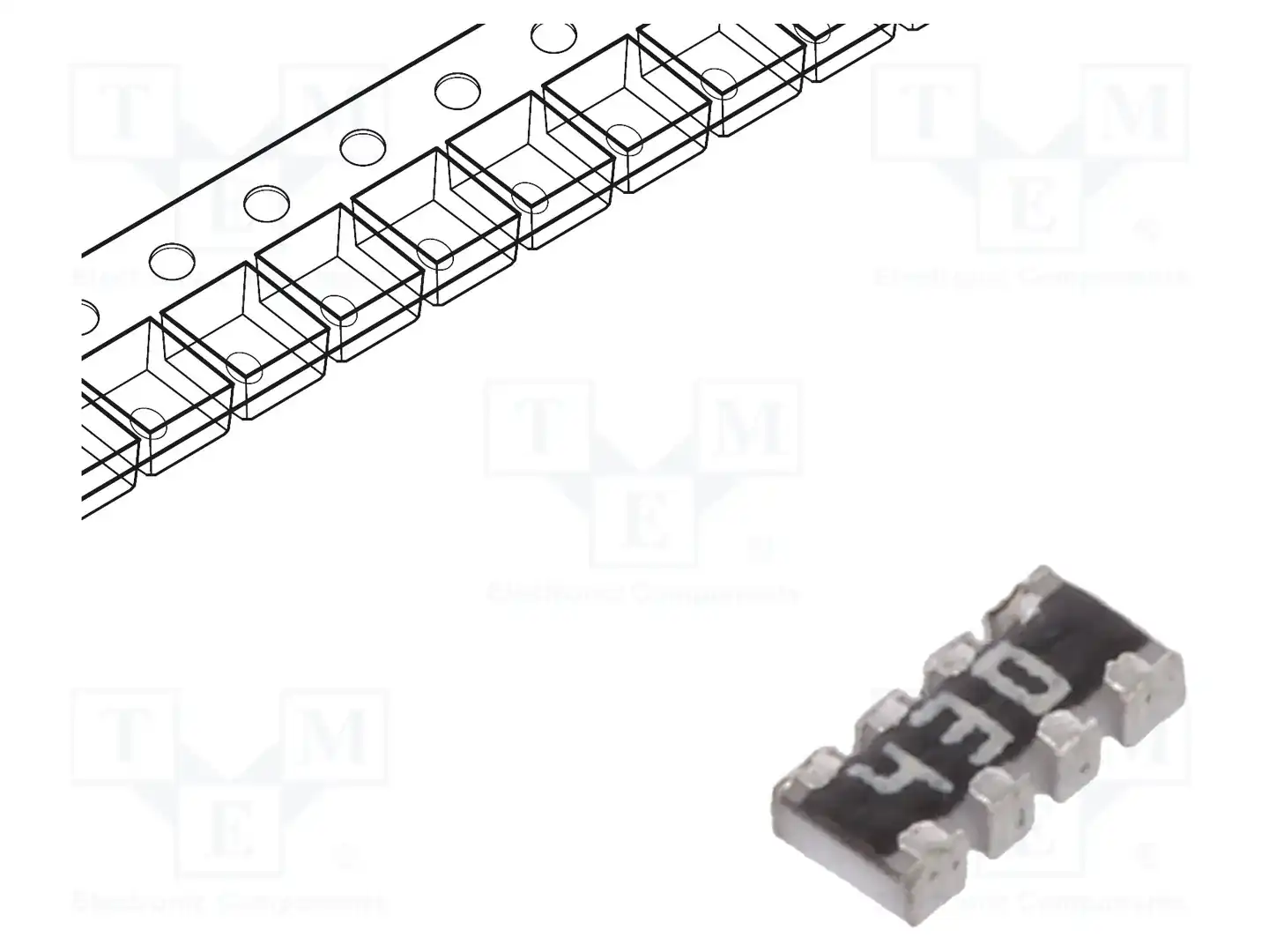 YAGEO YC124-JR-0743RL — Резисторные сборки