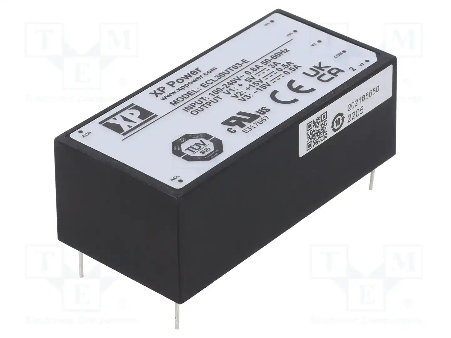XP POWER ECL30UT03-E — Преобразователи AC/DC для PCB