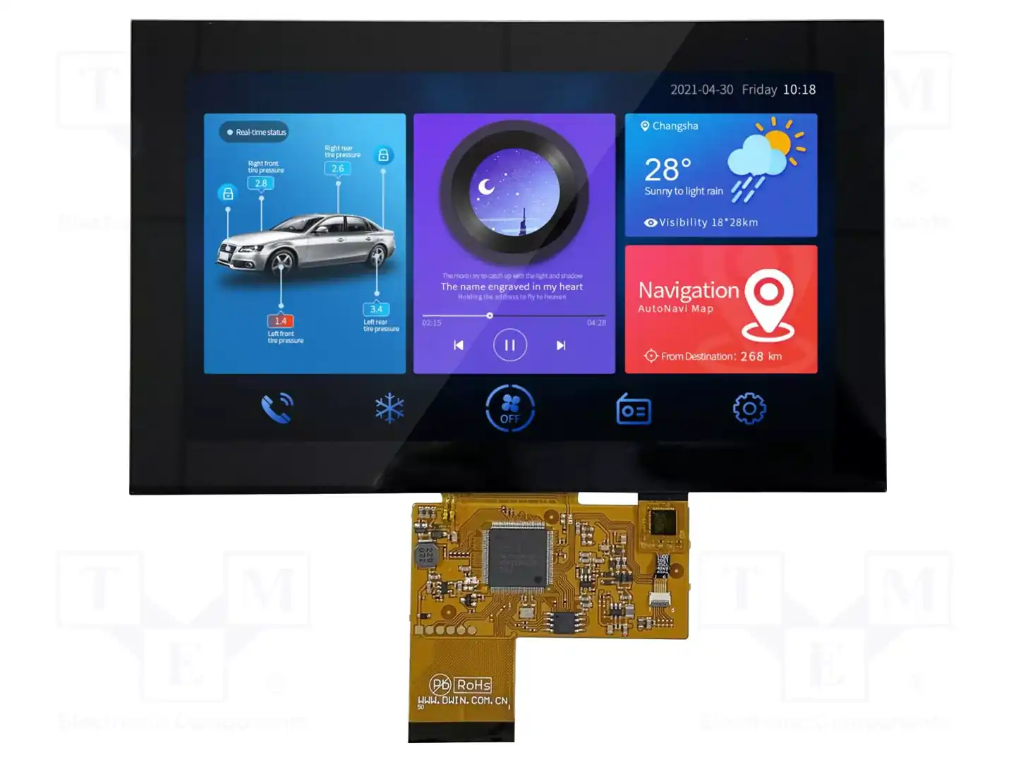 Dwin Technology DMG10600F070_02WTC — Интеллигентные дисплеи