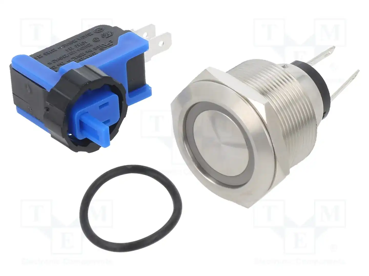 ONPOW LCA25-11ZE/B/12V/S — Переключатели кнопочные