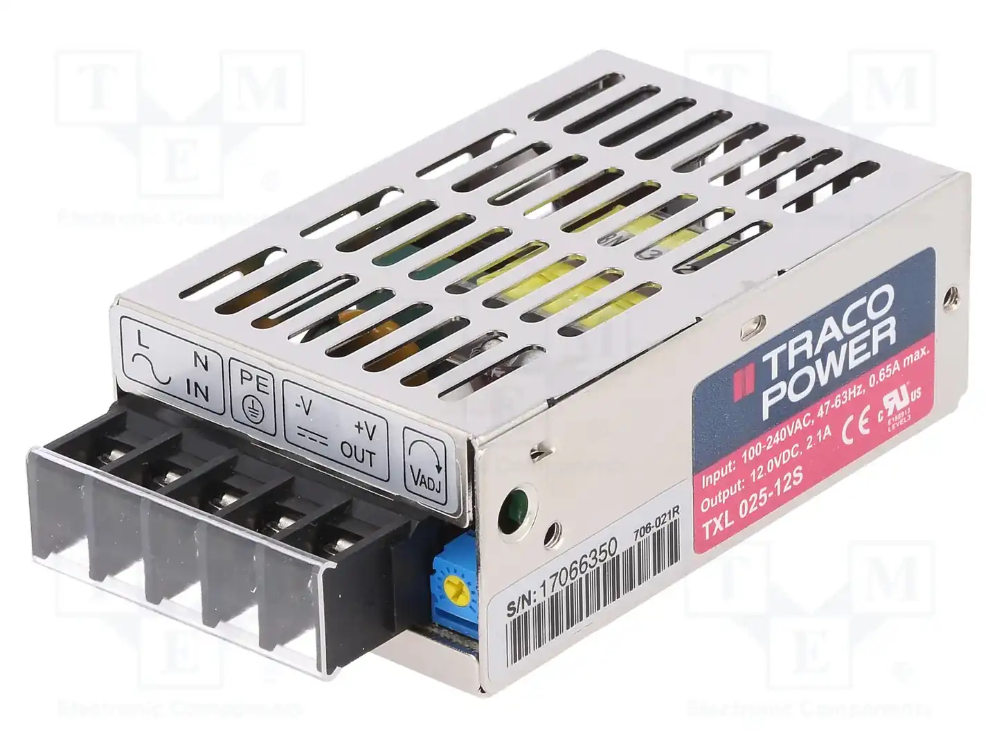 TRACO POWER TXL 025-12S — Блоки питания для встраивания