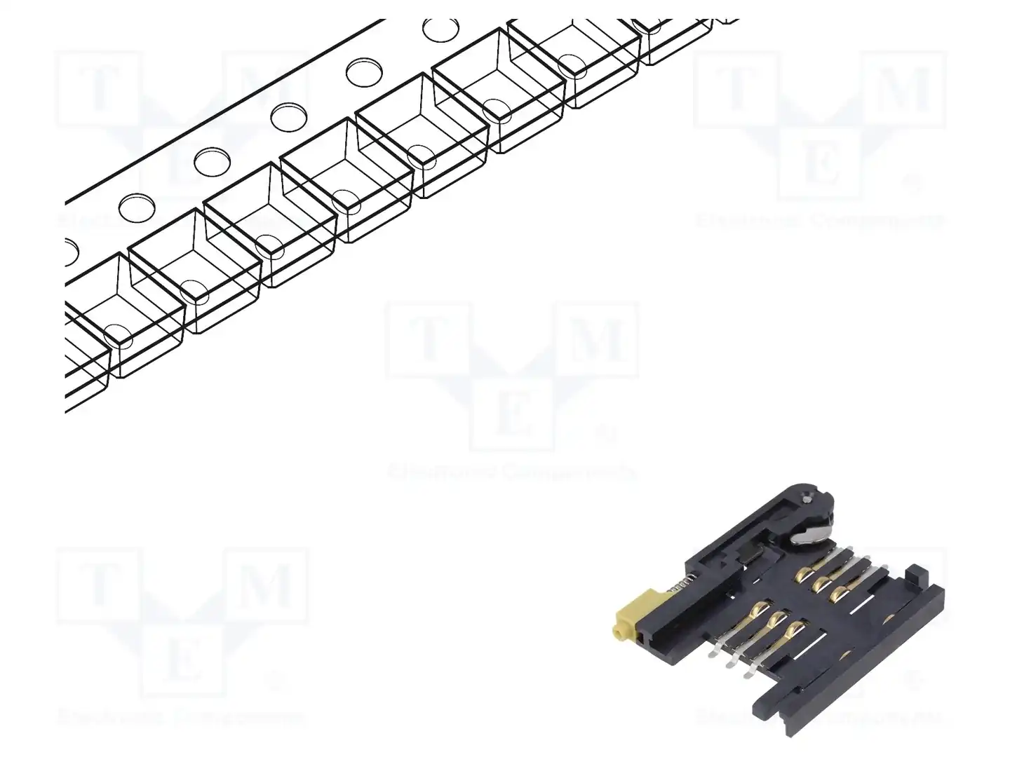 ATTEND 115T-AAA1 — Разъeмы для карт