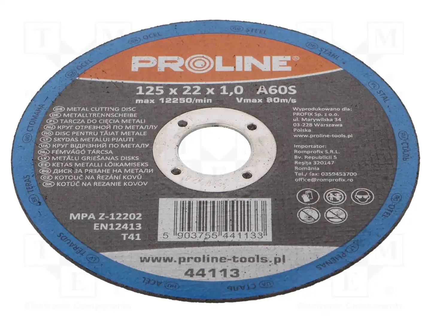 PROLINE 44113 — Диски для резки и шлифовки