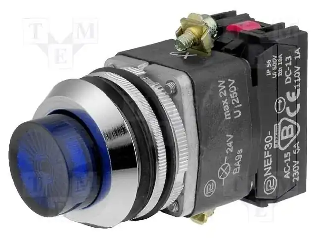 PROMET NEF30-WLNXY-24VDC — Переключатели панельные стандартные 30мм