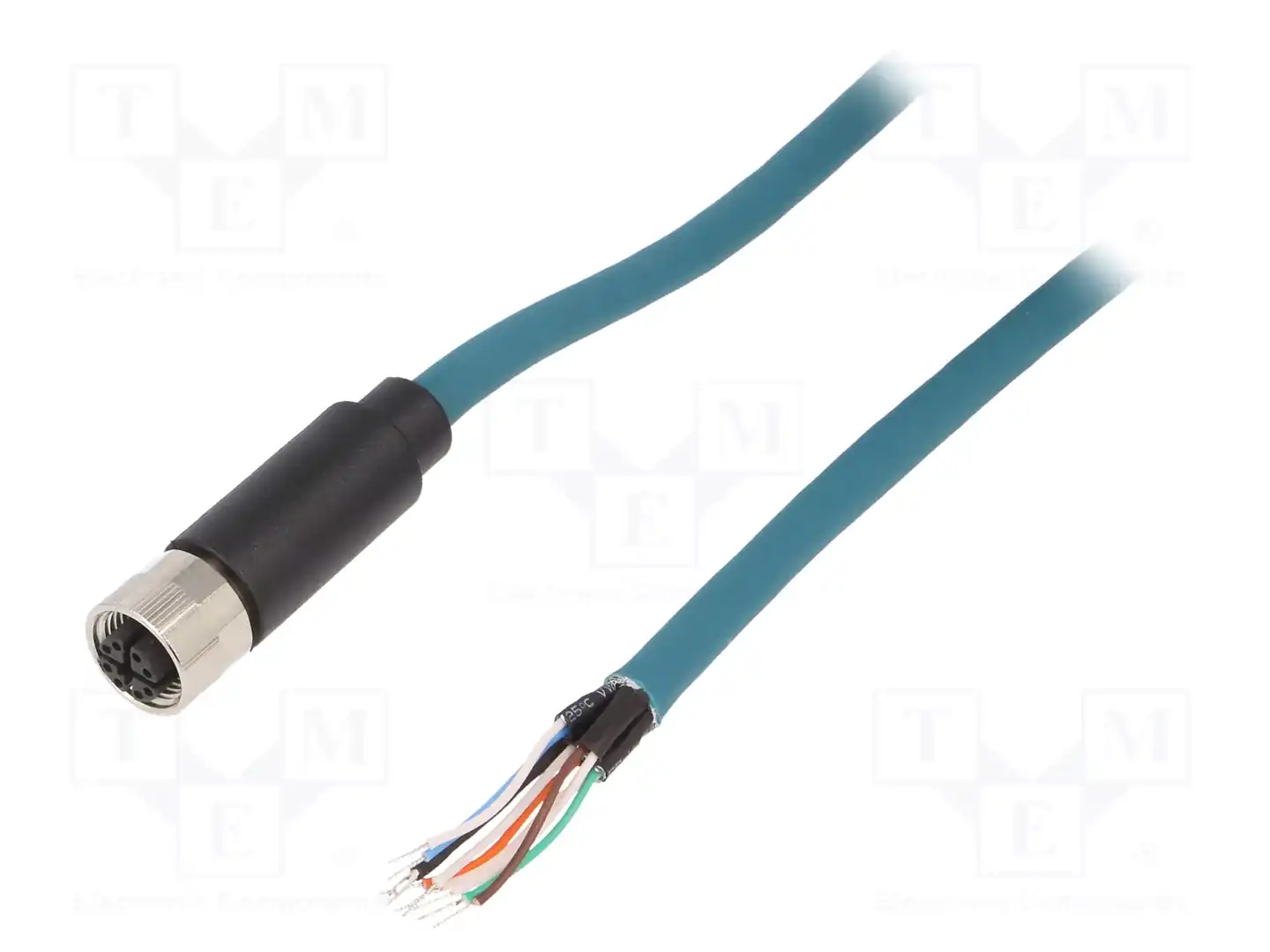 BULGIN PXPTPU12FBF08XCL100PU — Соединения M12 с проводом