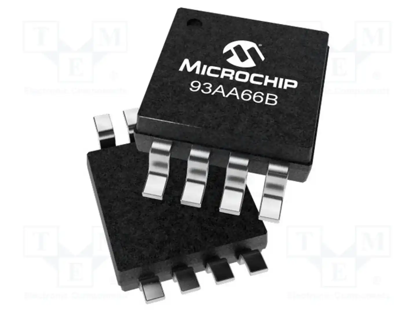 Microchip Technology 93AA66B-I/MS — Памяти EEPROM последовательные
