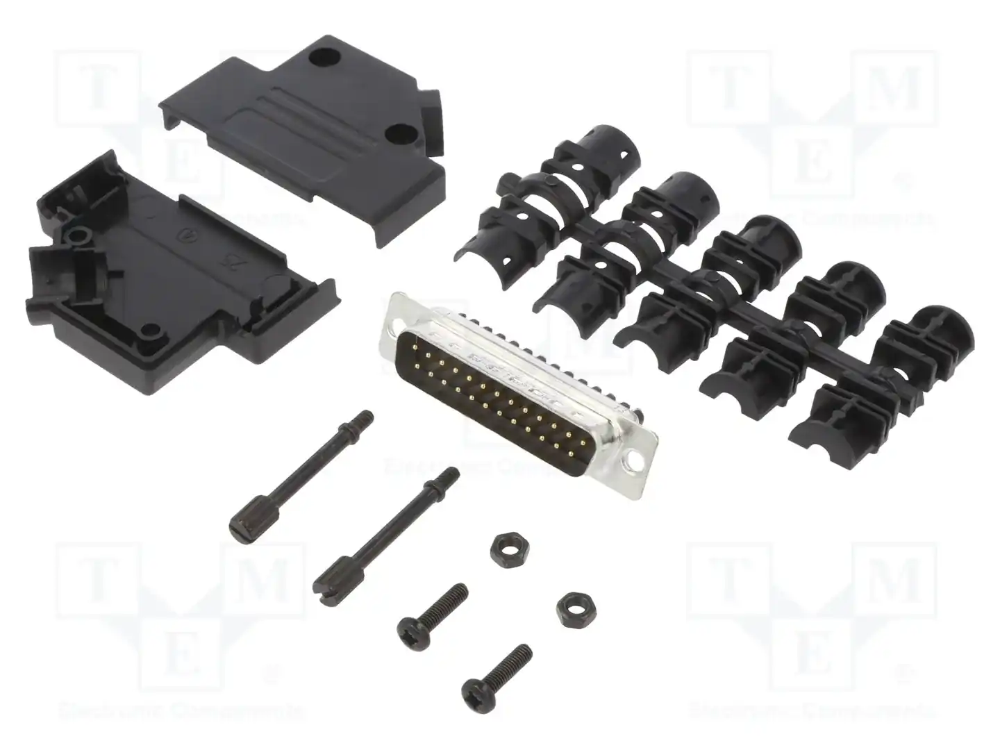 AMPHENOL COMMUNICATIONS SOLUTIONS L17DTPK-P-25+L717DB25PST — Комплектные штекеры D-Sub
