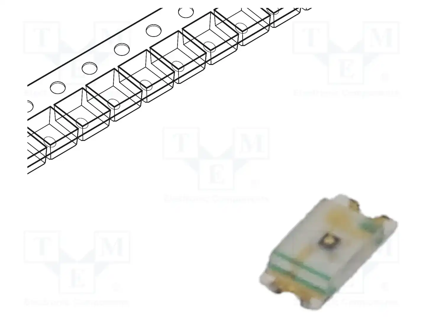 ROHM SEMICONDUCTOR SML-E12UWT86 — Светодиоды SMD цветные