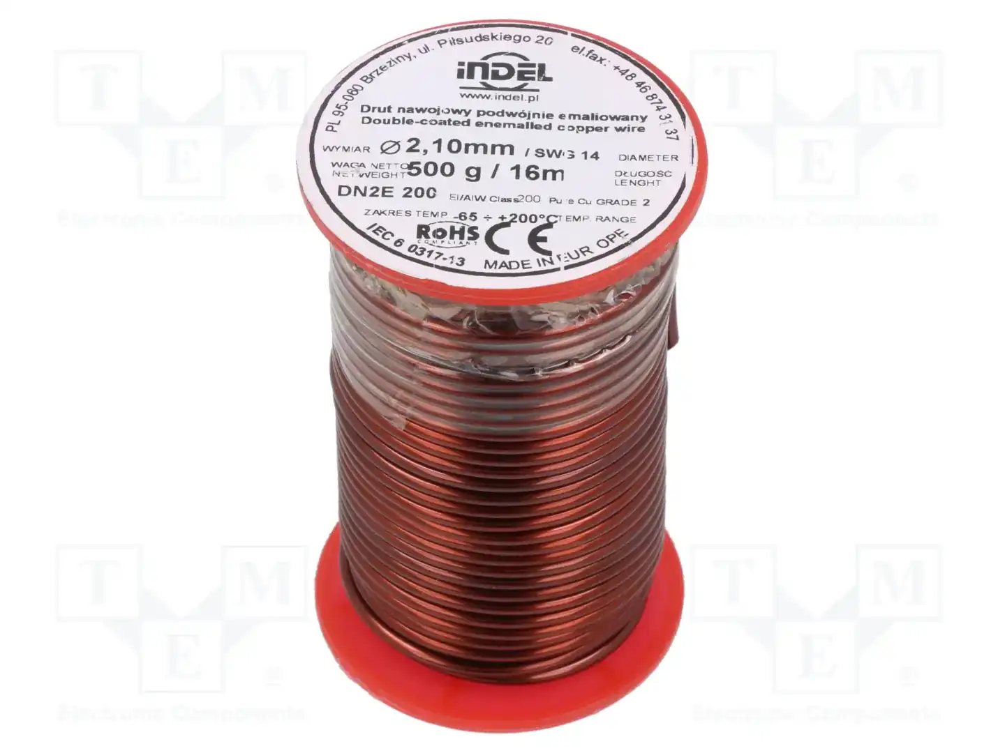 INDEL DN2E2,1-500G — Проволока обмоточная