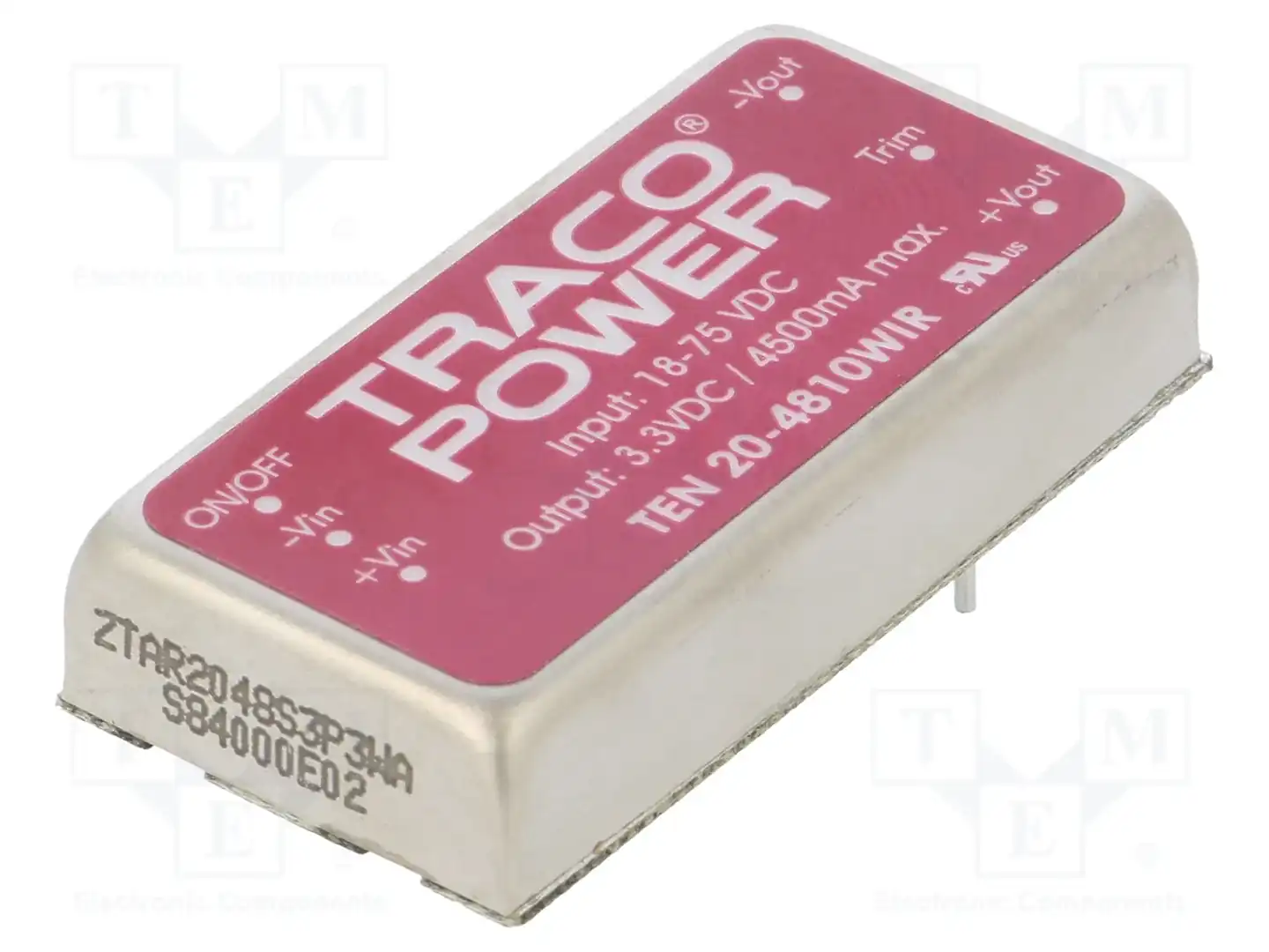 TRACO POWER TEN 20-4810WIR — Преобразователи DC/DC