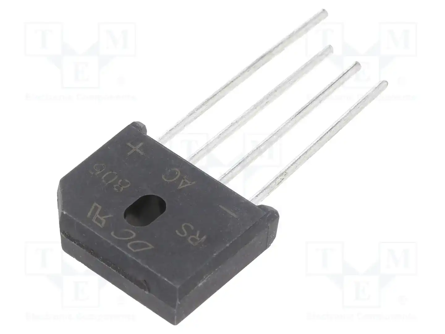 DC COMPONENTS RS806 — Однофазные мосты диодные плоские