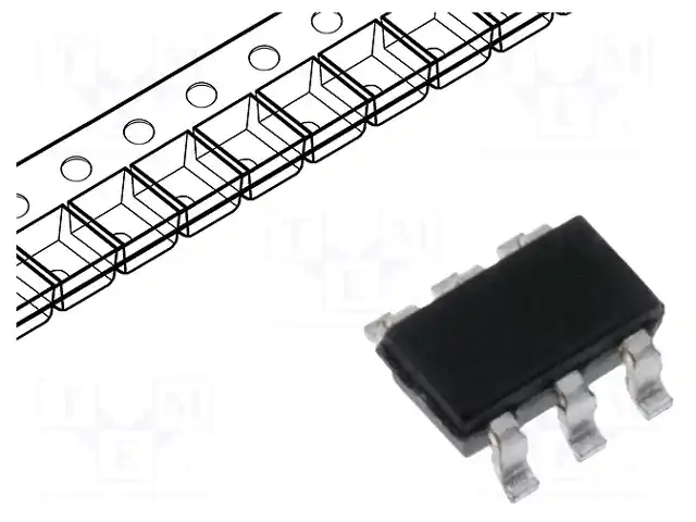Texas Instruments ADS1110A0IDBVT — Преобразователи A/D - микросхемы