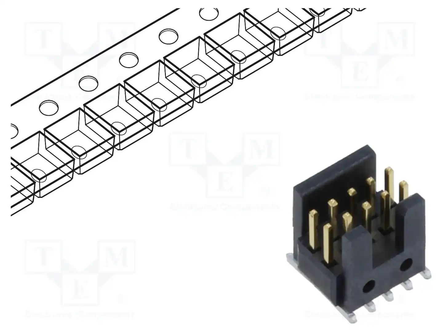 SAMTEC FTSH-105-01-F-DV-K-P-TR — Разъeмы пластина - пластина