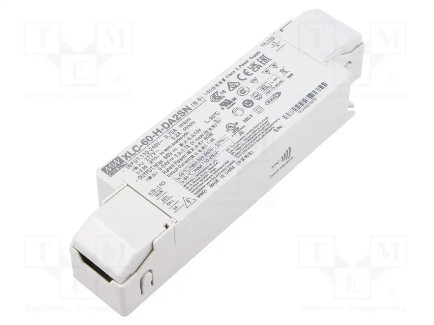 MEAN WELL XLC-60-H-DA2SN — Блоки питания для LED