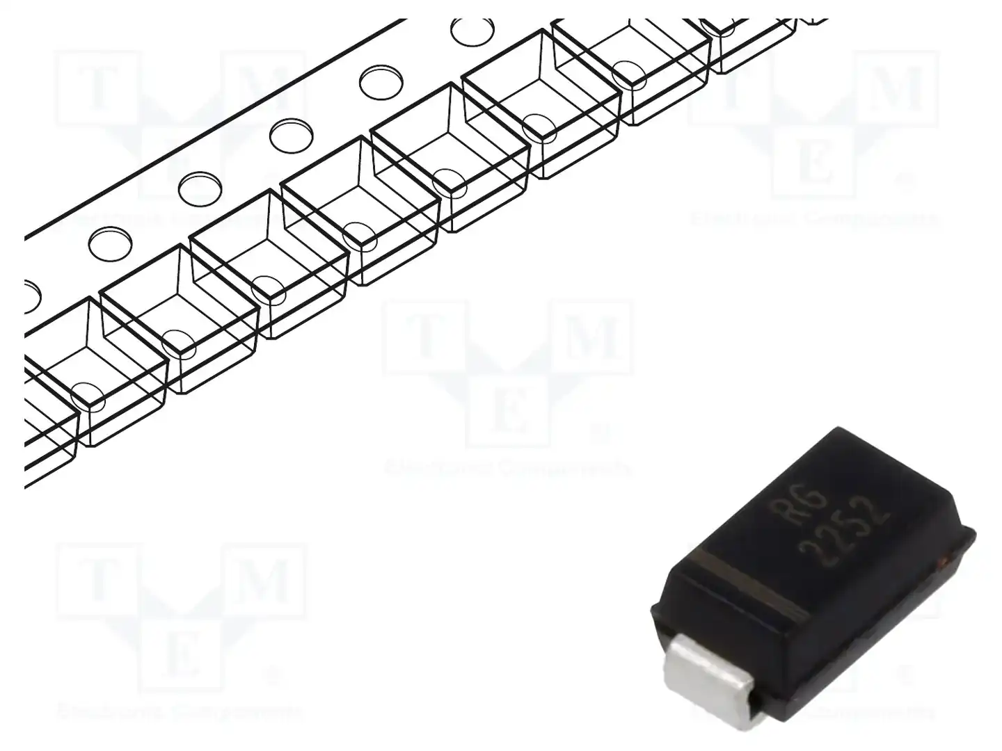 EATON ELECTRONICS SMAJE58A — Диоды TVS SMD однонаправленные