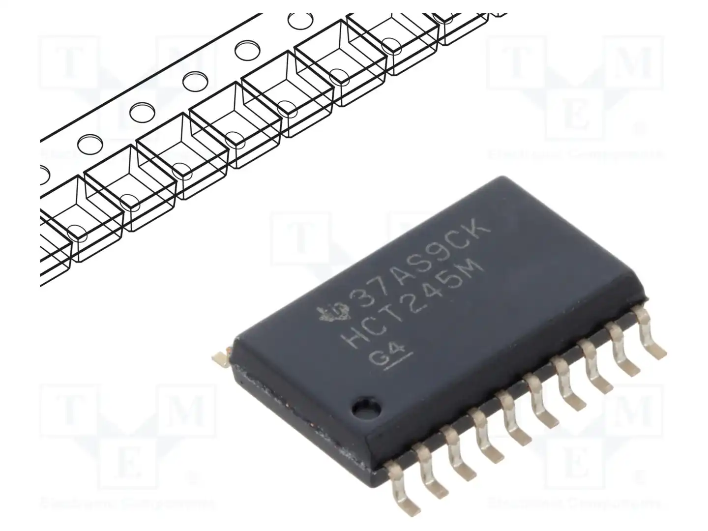 Texas Instruments CD74HCT245M96 — Буферы, передатчики, контроллеры