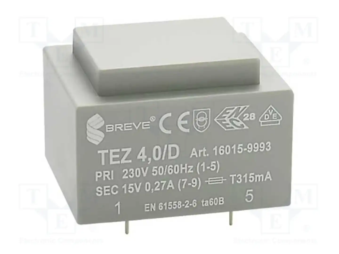BREVE TUFVASSONS 16015-9993 — Трансформаторы PCB