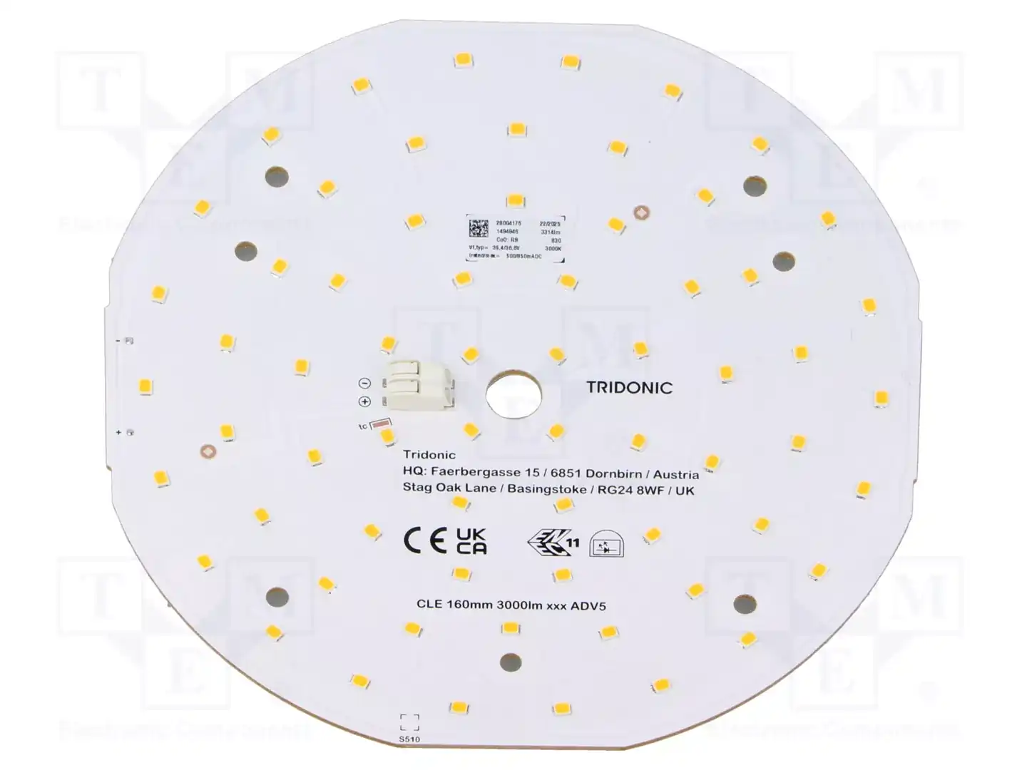 TRIDONIC CLE 160MM 3000LM 830 ADV5 — Источники света - светодиодные линейки