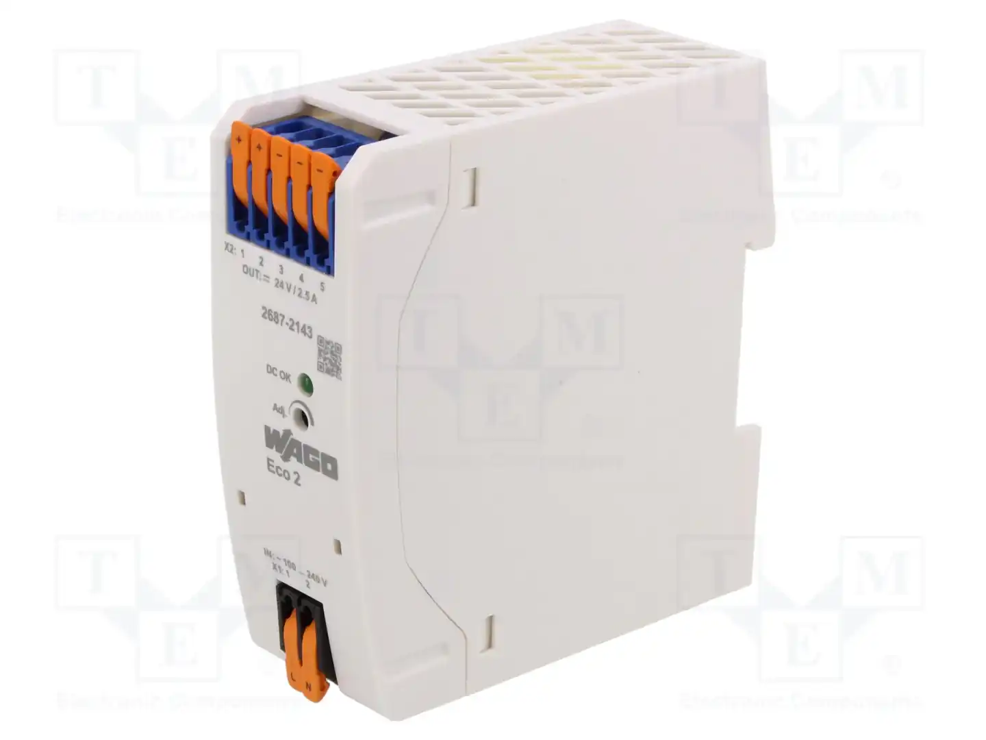 WAGO 2687-2143 — Блоки питания на DIN-рейку