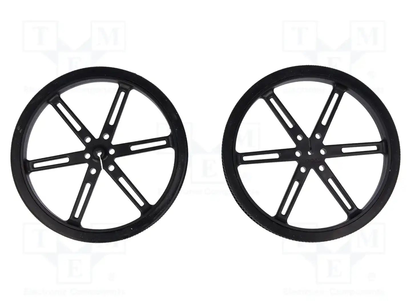 POLOLU POLOLU WHEEL 90X10MM PAIR – BLACK — Аксессуары для робототехники и RC WHEEL 90X10MM PAIR – BLACK