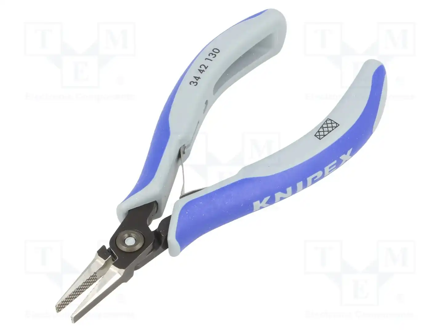 KNIPEX 34 42 130 — Клещи-кусачки плоские и полукруглые