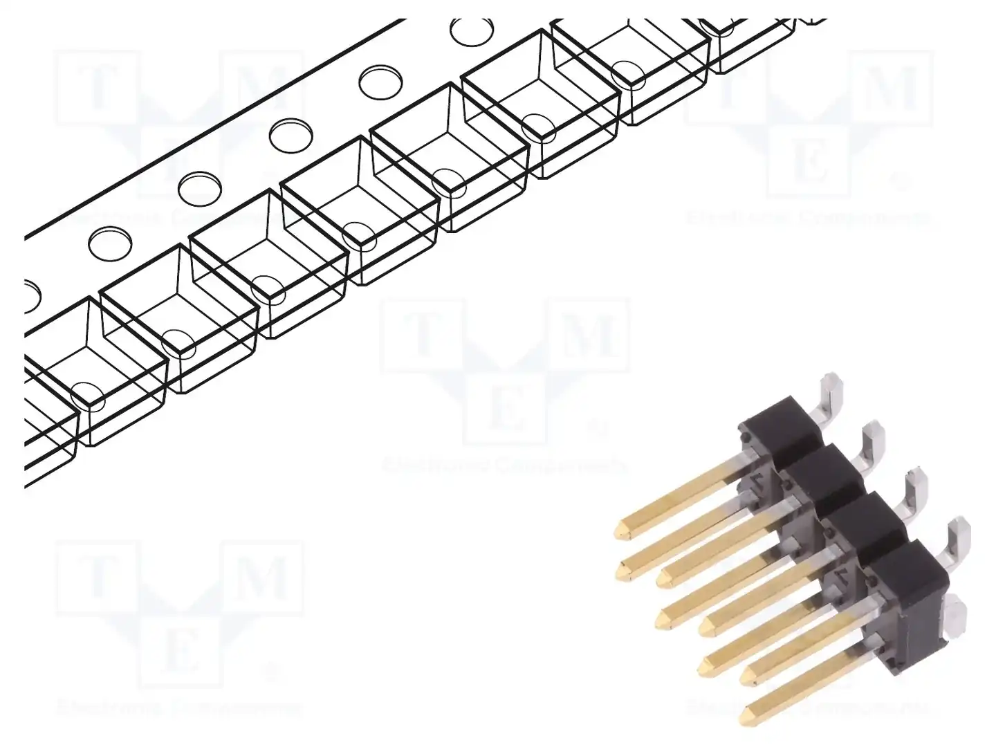 AMPHENOL COMMUNICATIONS SOLUTIONS 95278-801A08LF — Штекерные планки и гнезда