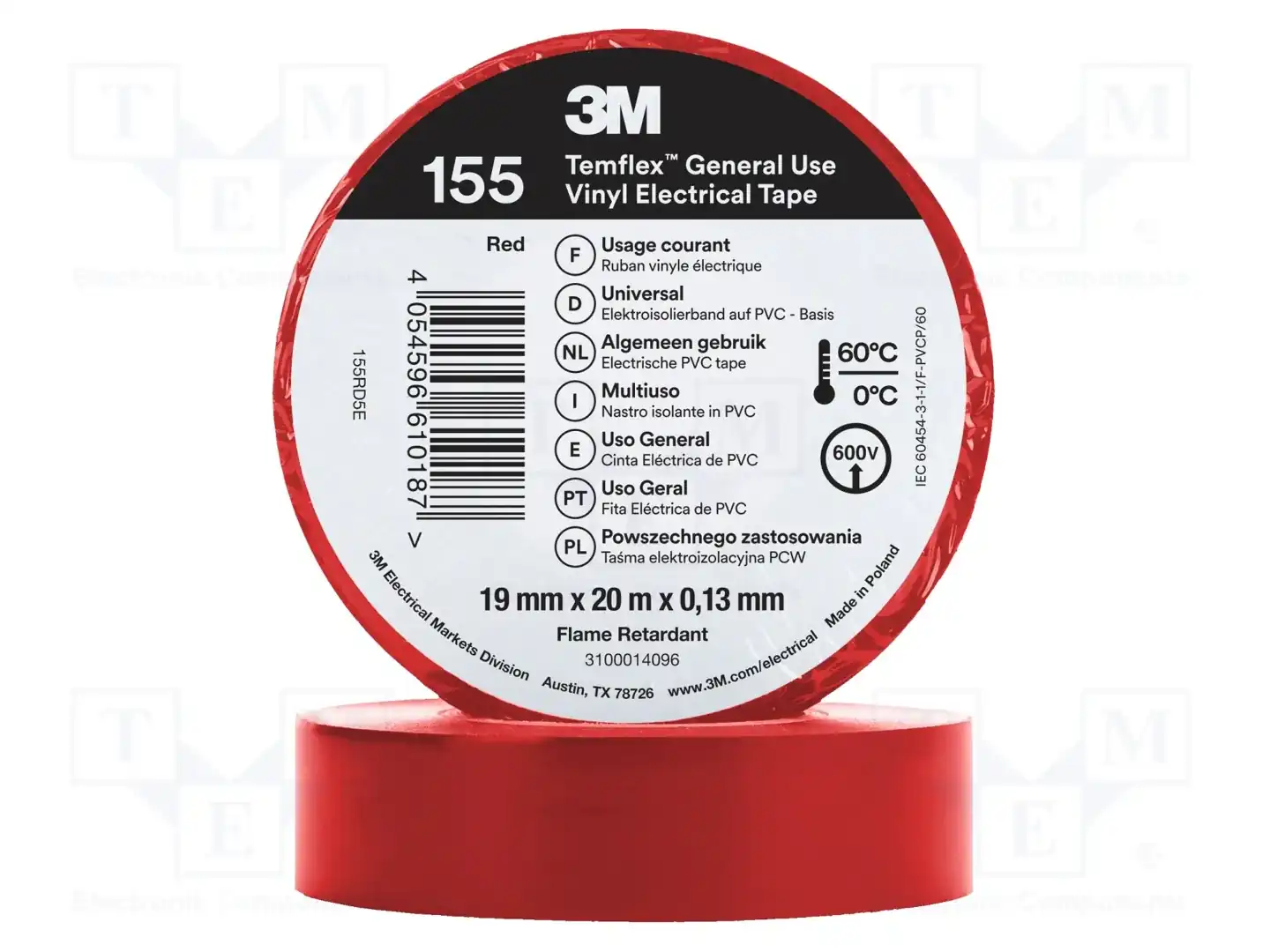 3M 155RD5E TEMFLEX — Ленты изоляционные