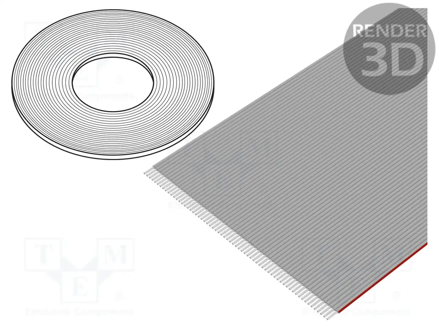 BQ CABLE FLC-64/30-E — Провода ленточные одноцветные