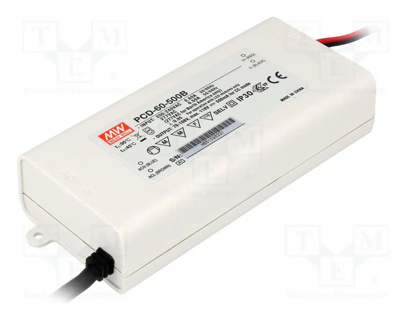MEAN WELL PCD-60-500B — Блоки питания для LED
