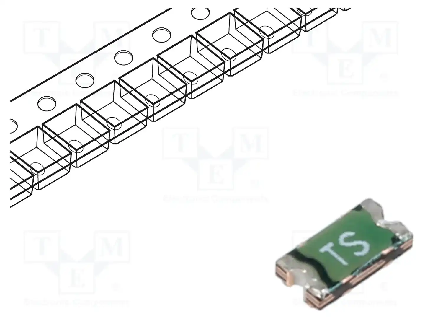 EATON/BUSSMANN PTS12066V100 — Предохранители полимерные SMD