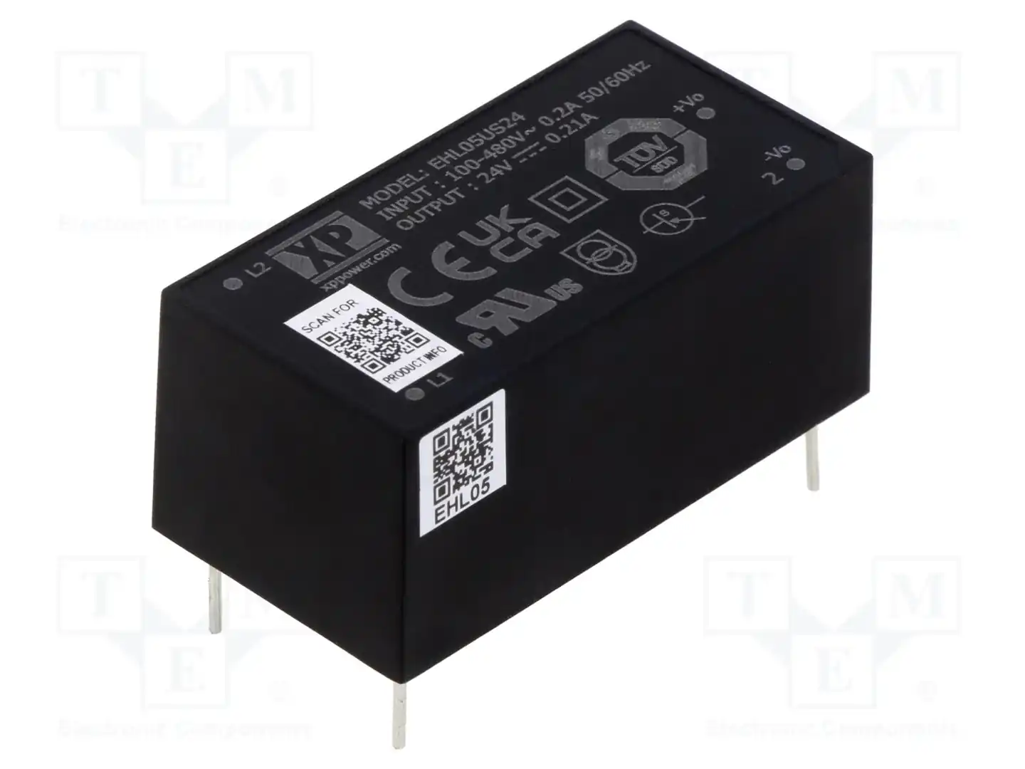 XP POWER EHL05US24 — Преобразователи AC/DC для PCB