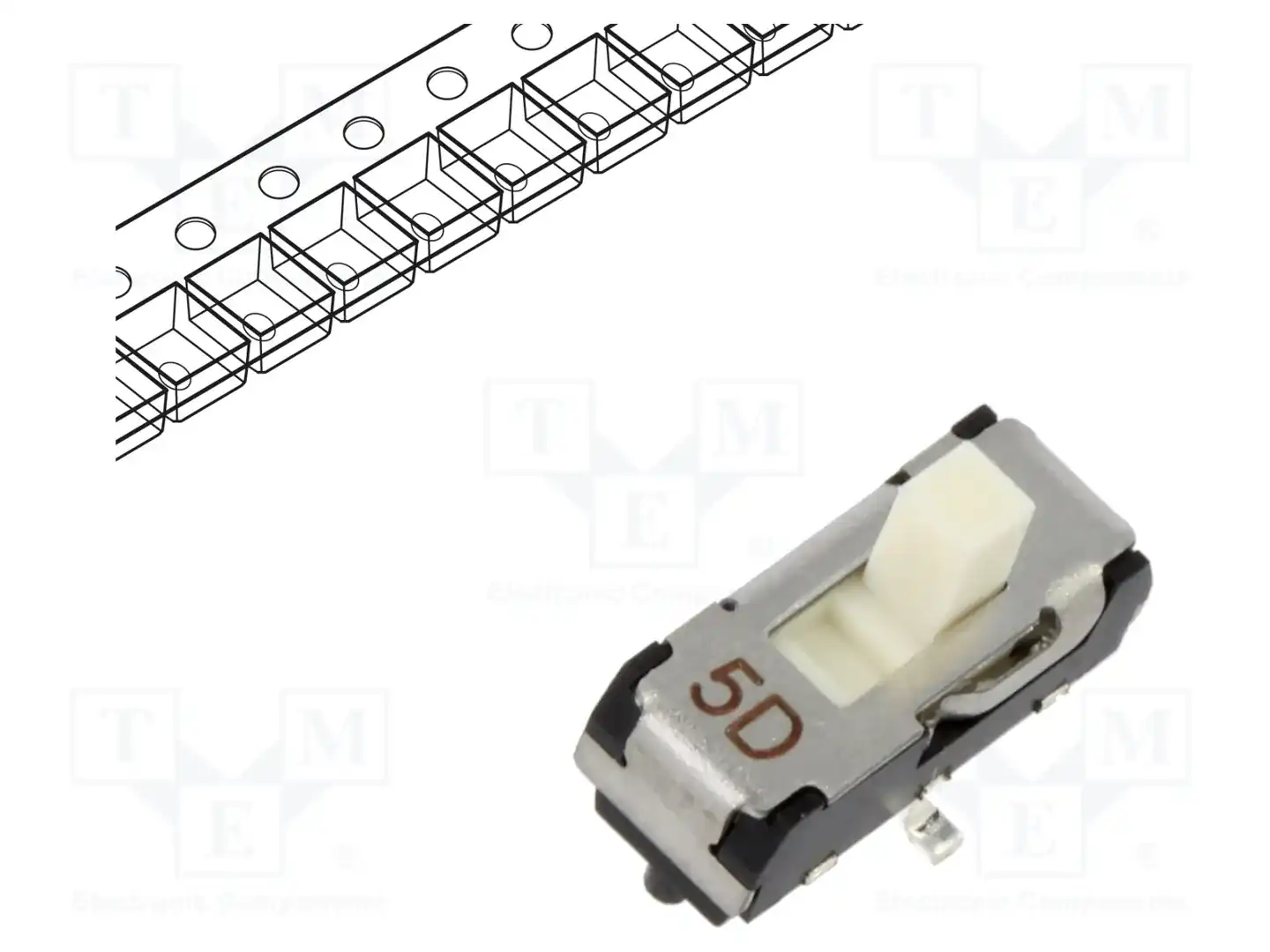 Nidec Copal Electronics CL-SB-12B-01T — Переключатели ползунковые