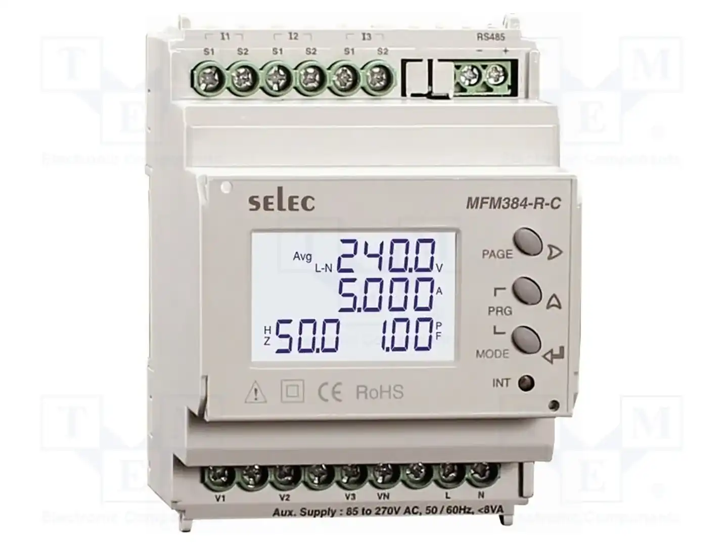 SELEC MFM384-R-C-MID-ROHS — Измерители и анализаторы параметров сети