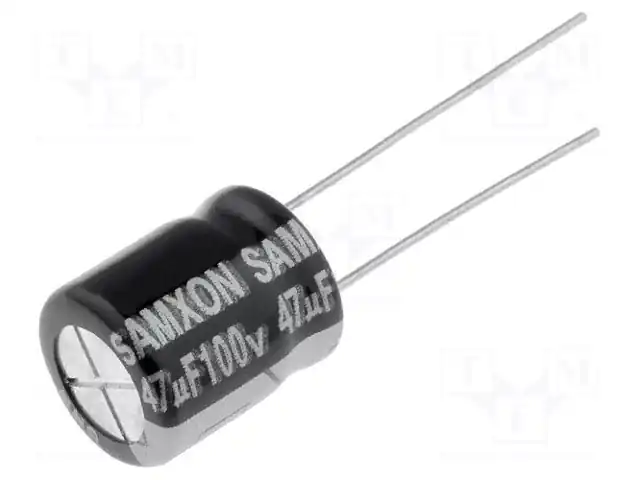 SAMXON EGT476M2AG1BRR — Конденсаторы электролитические THT