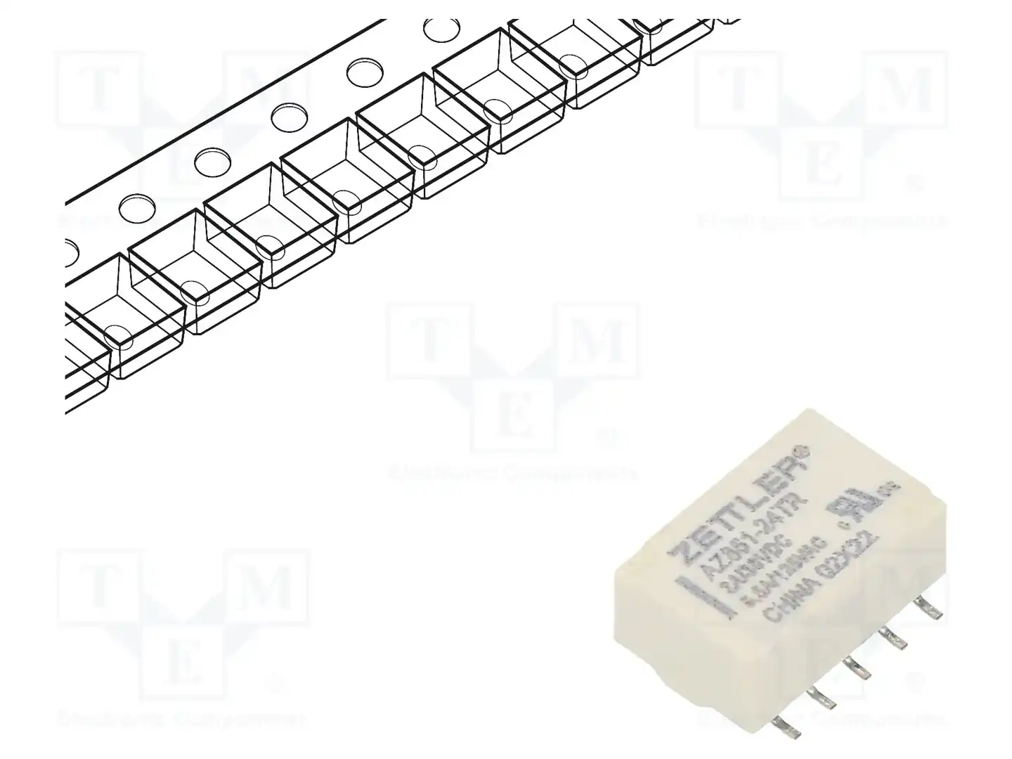 ZETTLER AZ851-24TR — Реле электромагн. миниатюрные