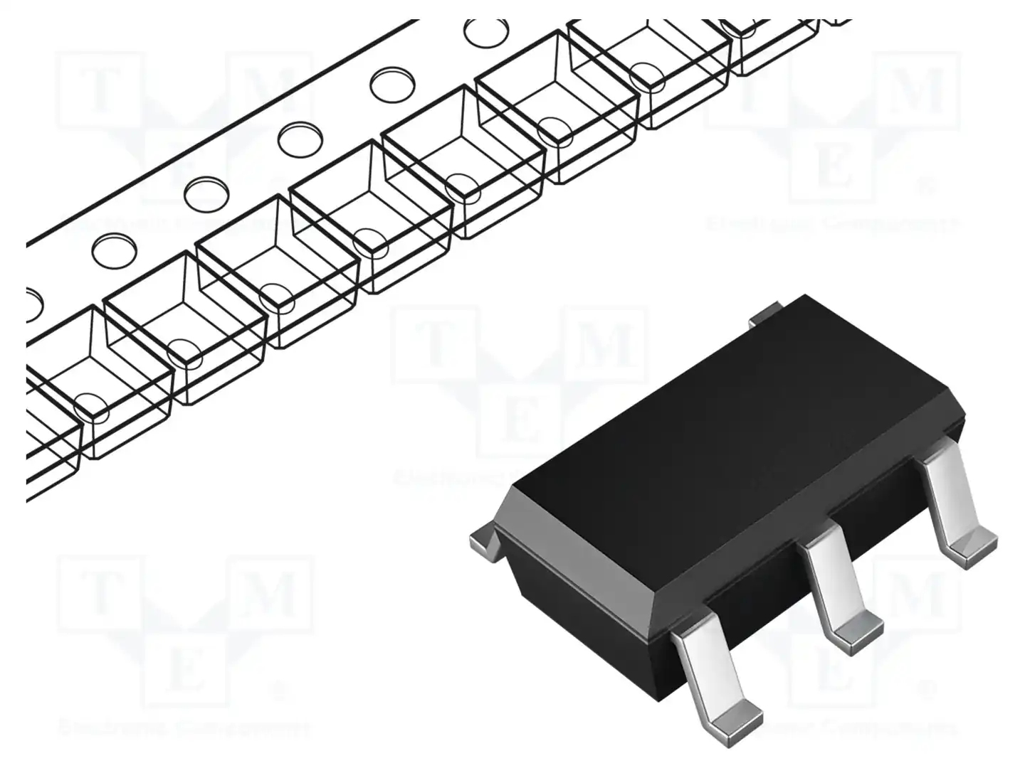 onsemi NL17SZ32DFT2G — Ворота, инверторы