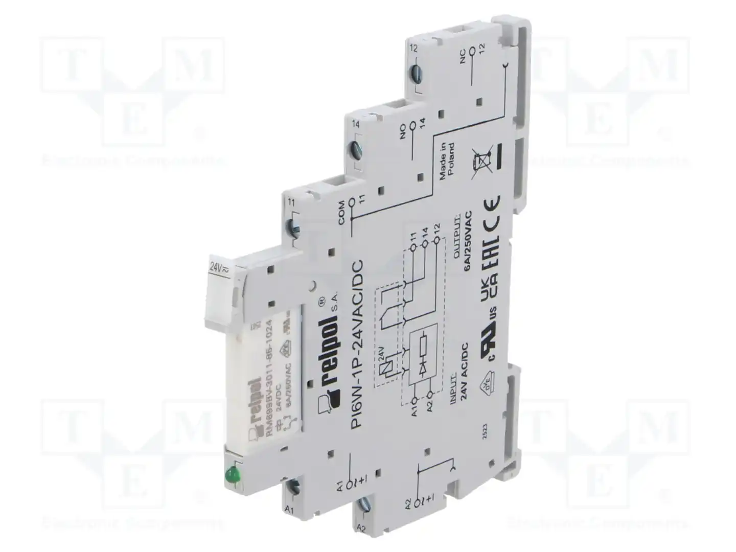 RELPOL PIR6W-1P-24VAC/DC — Реле электромагн. - наборы