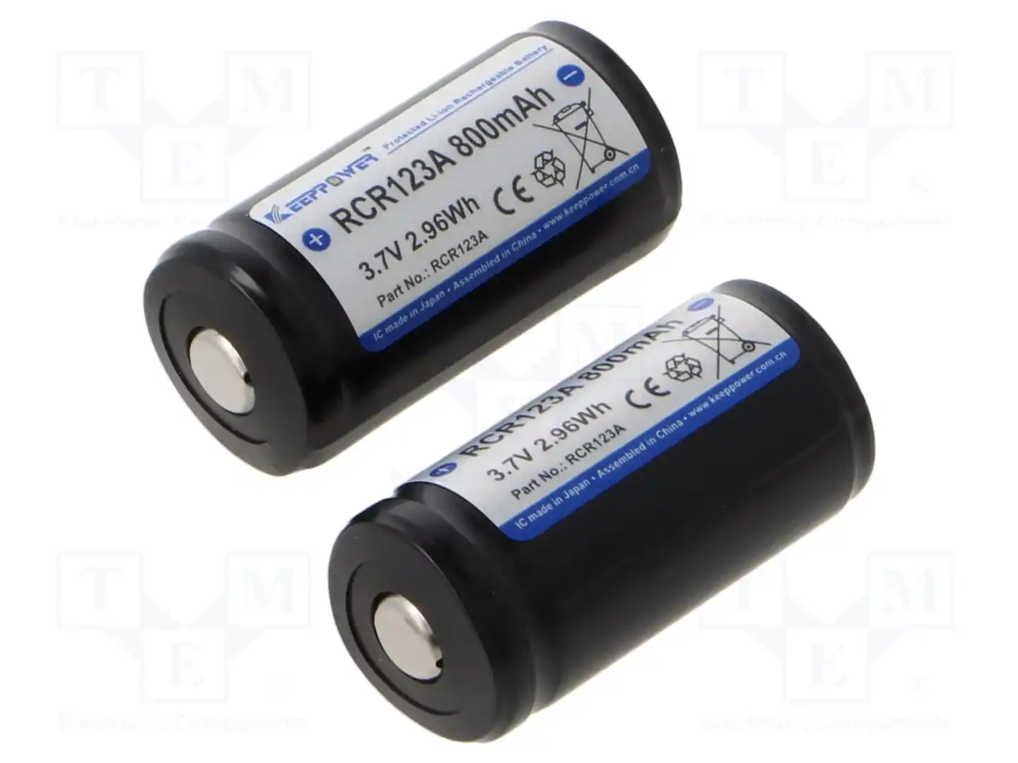 KEEPPOWER RCR123A — Аккумуляторы