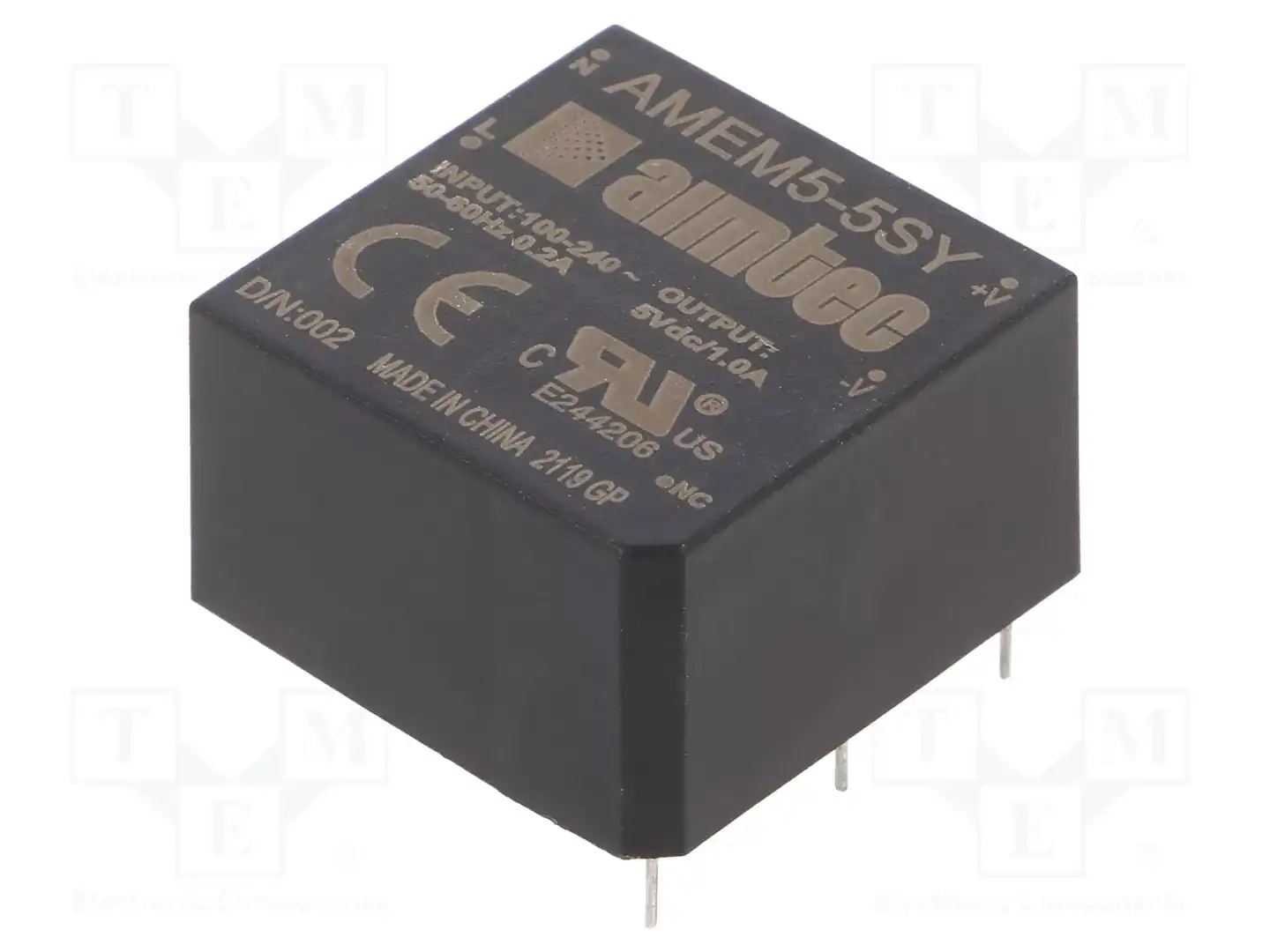 AIMTEC AMEM5-5SY — Преобразователи AC/DC для PCB