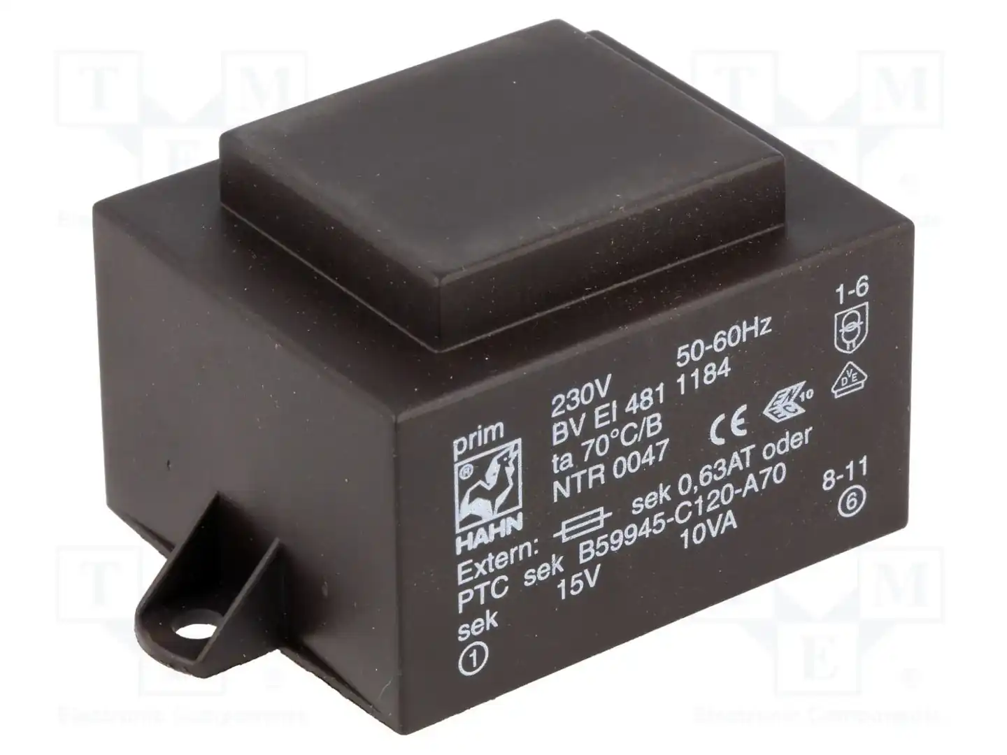 HAHN BV EI 481 1184 — Трансформаторы PCB