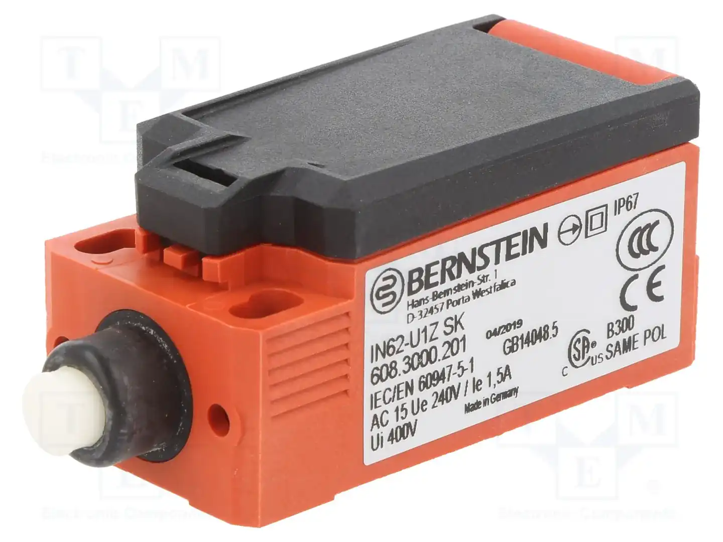BERNSTEIN AG IN62-U1Z SK — Выключатели концевые