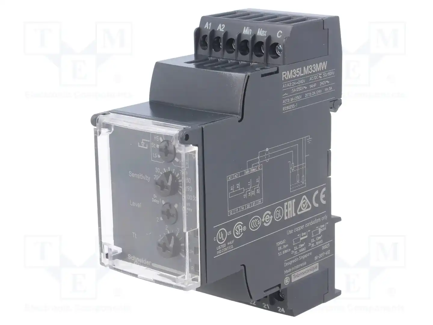 SCHNEIDER ELECTRIC RM35LM33MW — Контрольные реле